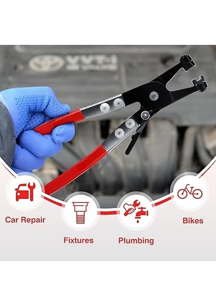 Hortum Kelepçesi Pensesi, Düz Boyunlu Hortum Kelepçesi, Hortum Kelepçesi, Hortum Kelepçelerini Çıkarma ve Kurulum Aleti Için, Araç Onarım Aleti fırsatları