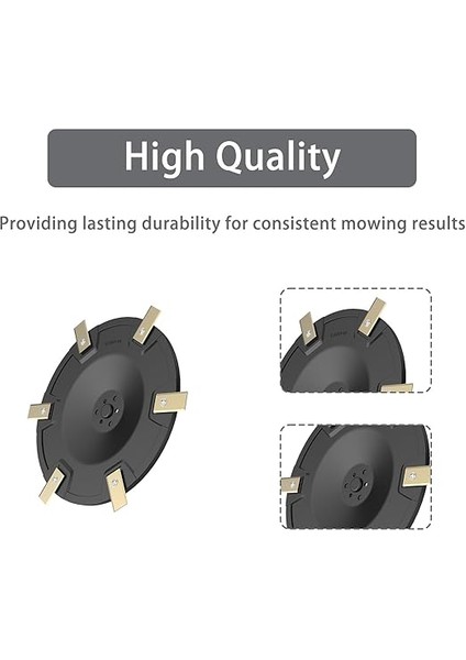 Rsdra-01 Dreame Roboticmower A1 Robotik Çim Biçme Makinesi Için Kesici Disk, Yedek Parçalar 1* Biçme Diski, 6* Bıçaklar fırsatları