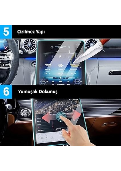 Model Y Juniper Uyumlu 2025 2026 Model 8 Inç Dokunmatik Ekran 9h Nano Ekran Koruyucu indirimleri