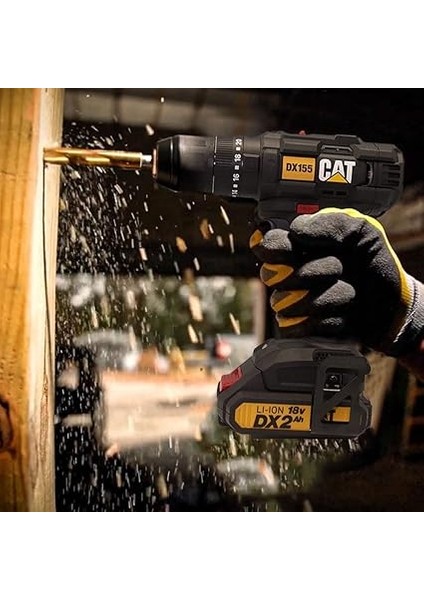 DX155.1SET 18 VOLT/2.0AH Li-Ion Çift Akülü Profesyonel Şarjlı Darbeli Matkap + DA01901 32 Parça Vidalama Uç Seti fırsatları