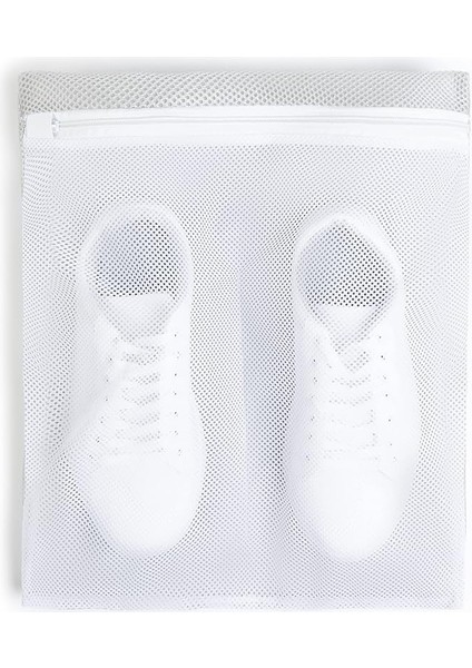 Home Textile Gri Renk Ayakkabı Yıkama Filesi 35 x 40 cm