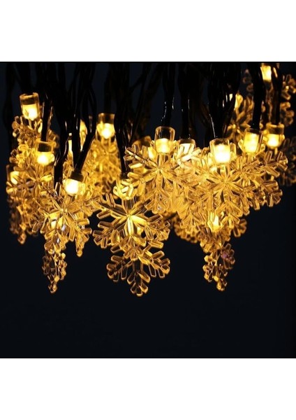 7 Metre 50 LED Günışığı Kartanesi Dış Mekan Işıkları, Güneş Enerjili LED Işıklar indirimleri