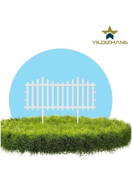 20 Adet Dekoratif Plastik Bahçe Çiti ve Peyzaj Çiti Bordür Kırılmaz Plastik Çit 59 cm 20 Adet Bahçe Çiti fırsatları