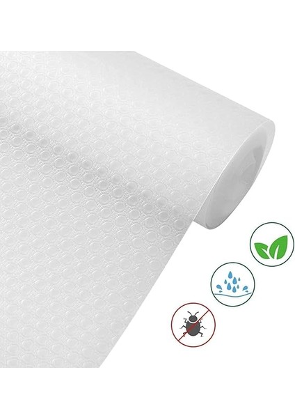 Eva Raflık Pıtırcık Kaydırmaz 45 cm x 5 Metre Şeffaf fırsatları
