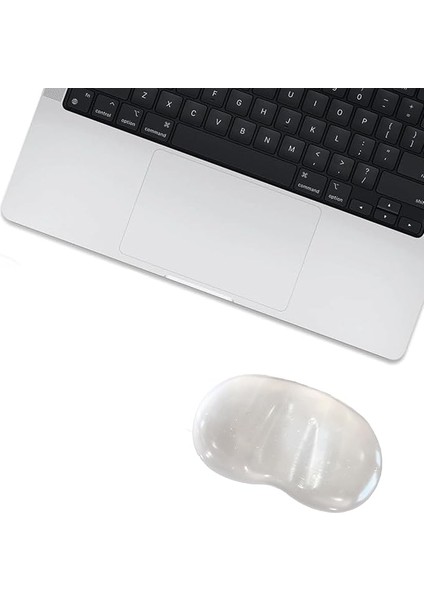 - Jel Mouse ve Klavye Bilek Destek Pedi | Yumuşak, Ergonomik, El Bileği Dinlendirme Pedi (Fare Bilek Desteği, Şeffaf)