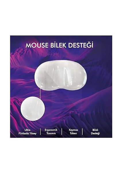 - Jel Mouse ve Klavye Bilek Destek Pedi | Yumuşak, Ergonomik, El Bileği Dinlendirme Pedi (Fare Bilek Desteği, Şeffaf) fiyatları