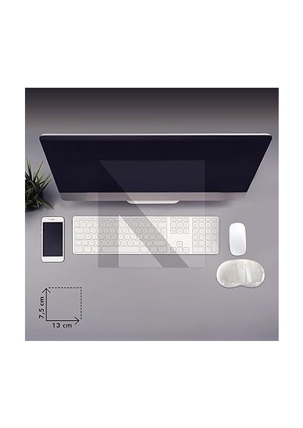 - Jel Mouse ve Klavye Bilek Destek Pedi | Yumuşak, Ergonomik, El Bileği Dinlendirme Pedi (Fare Bilek Desteği, Şeffaf) fırsatları