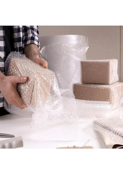 Balonlu Naylon Sargı 96CM Genişlikte 5 Metre Uzunlukta Havalı Eşya Koruma Ambalaj Pat Pat indirimleri