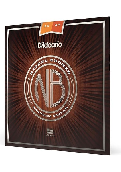 NB1047 Nikel Bronz Akustik Gitar Teli (10-47)
