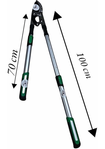 Uzatmalı Dal Budama Makası 5cm Ağız Çelik Bıçaklı Ayarlanabilir Sap Uzayan Kollu Makas fiyatları