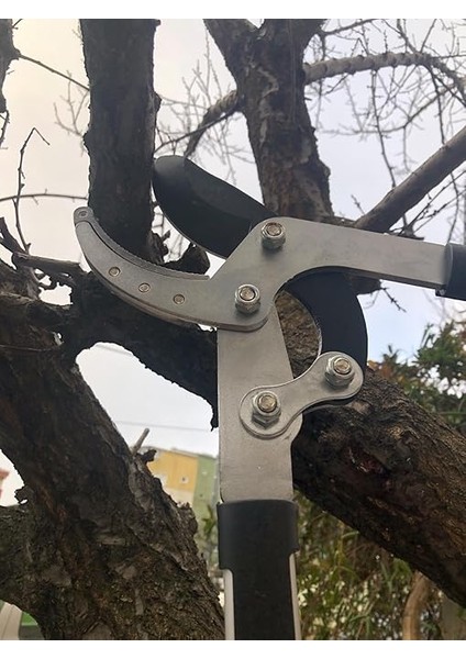 Uzatmalı Dal Budama Makası 5cm Ağız Çelik Bıçaklı Ayarlanabilir Sap Uzayan Kollu Makas indirimleri
