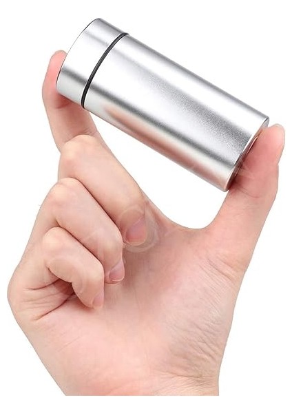 Alüminyum Saklama Kavanozu Taşınabilir Hava Geçirmez Koku Korumalı Konteyner Şişe Baharatlar, Kahve ve Çaylar Için Çok Amaçlı Saklama Kabı 80ML (Gümüş&amp;siyah) fiyatları