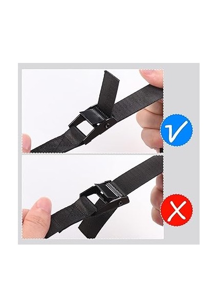 6 Adet Kısa, Germe Kayışı, 1 M, Ayarlanabilir Bağlama Kayışı, Kelepçeli Kilit, Motosiklet, Bagaj Paketleri, Kamp Için (Siyah) indirimleri