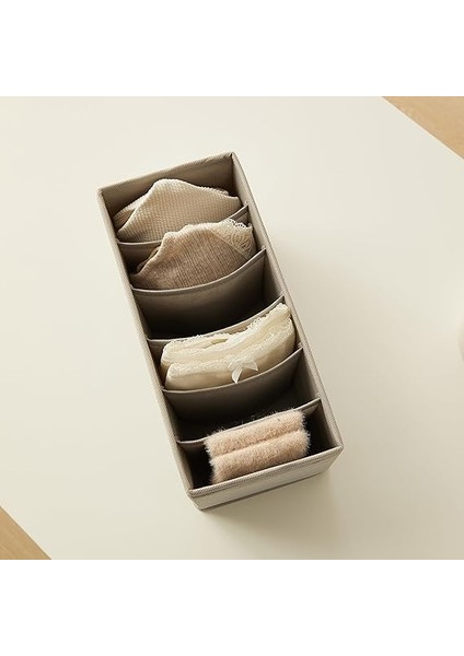 Home Textile 6 Bölmeli Balıksırtı Çekmece Içi Düzenleyici Kutu 13 x 28 x 13 cm fırsatları