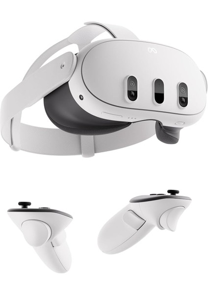 3 512GB Sanal Gerçeklik Gözlüğü Beyaz