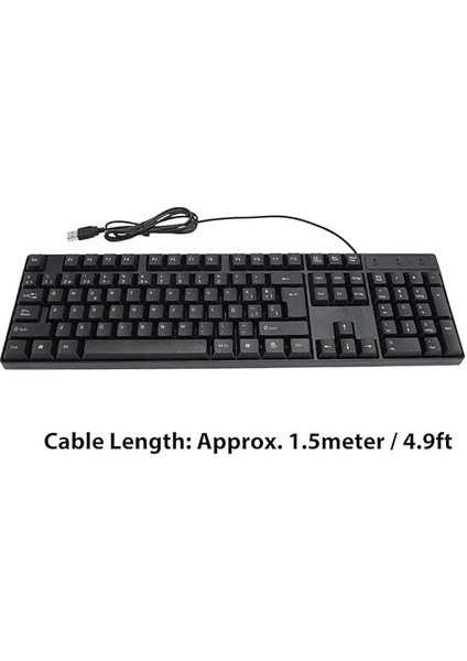 K1800 Azınlık Dili Klavye 104 Tuşlu 5ft Kablo Ergonomik Tasarım USB Kablolu Oyun Klavyesi (Ispanyolca Qwetz Düzeni) modelleri