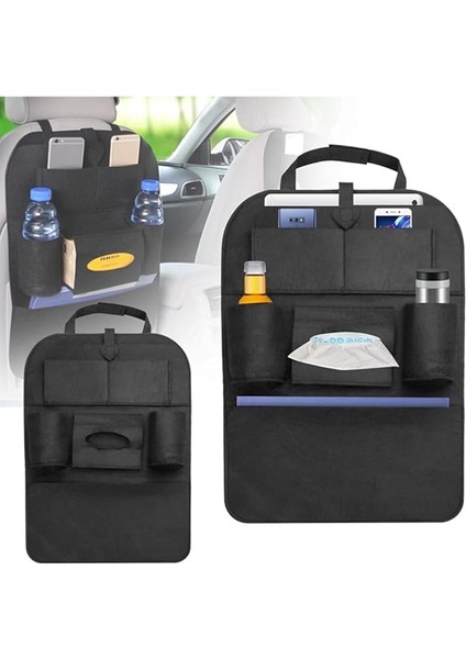 Araç Içi Koltuk Arkası Düzenleyici, Koruyucu Eşya Düzenleyici Oto Koltuk Arkalığı Organizer, Araba Organizer(2 Paket Siyah) indirimleri