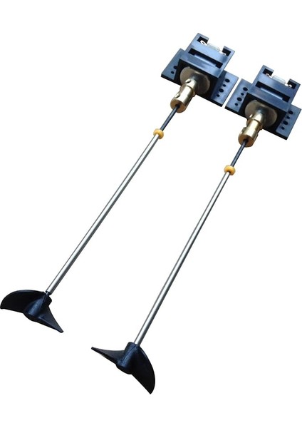 Çift 130 Motorlar Rc Tekne Sürücü Seti Motor Koltuğu 12CM Mil Pervaneler Rc Modeli Gemi Dıy Kiti