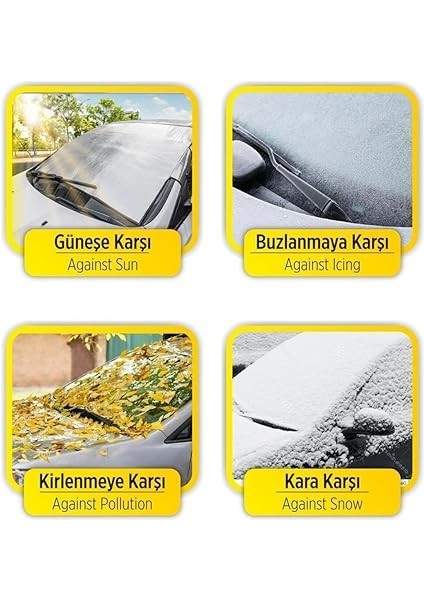 Oto Branda Araba Ön Cam Güneşlik Kar Buz Önleyici Araç Oto Güneş Koruyucu Araba Perdesi Brandası Çadırı Örtüsü indirimleri