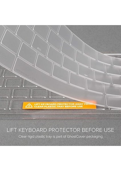 Orijinal Premium Ultra Ince Klavye Kapağı Koruyucu, 2025 2024 2023 2022 2021 M4/m3/m2/m1 Pro/max MacBook Pro 14/16, M4/m3/m2 MacBook Air 13/15, Us Ansı Düzeni, Şeffaf fırsatları
