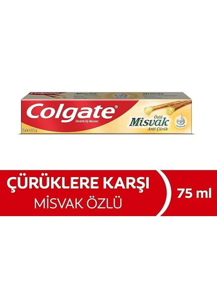 Misvak Özlü Anti Çürük Diş Macunu 75 ml fiyatları