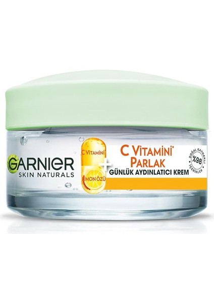 C Vitamini Parlak Günlük Aydınlatıcı Nemlendirici Krem 50ML