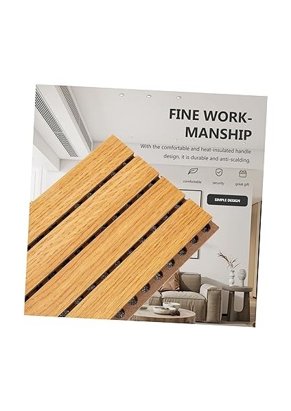 Duvar Ses Yalıtım Paneli Akustik Emme Paneli Ses Yalıtım Ahşap Kurul fırsatları