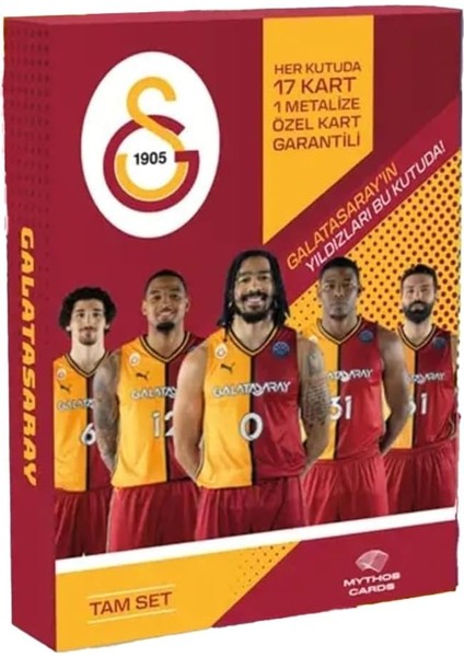Cards Galatasaray Sezon Basketbol Kart Serisi - Karton Kutu 2024-2025 (20 Kart)