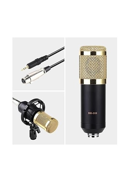 Profesyonel Kondenser Mikrofon Podcast Canlı Yayın Ekipmanı USB Mıc Mikrofon Seti Kol Standlı Stüdyo Mikrofonu Stüdyo Canlı Kayıt ve Yayın Için Müzik Kayıt Ekipmanı fiyatları