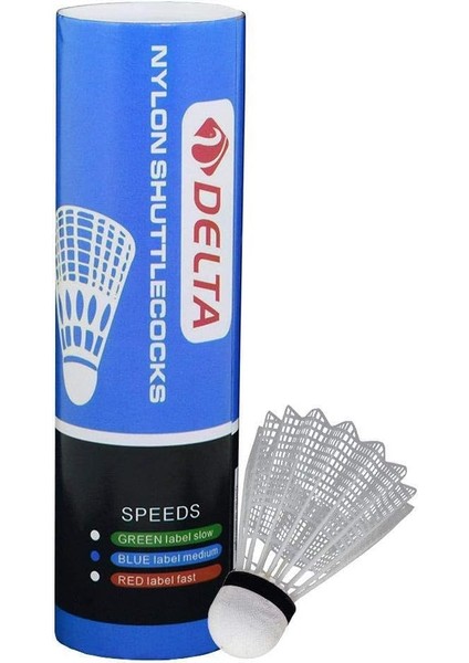 Badminton Topu 6 Li Beyaz Medium