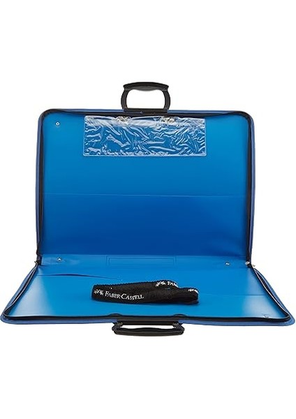 Proje Çantası Mavi, 38X55 Cm, Askılı Taşıma, Kalemlikli, Sert Kapaklı, El Yormayan Ergonomik Kulp fiyatları