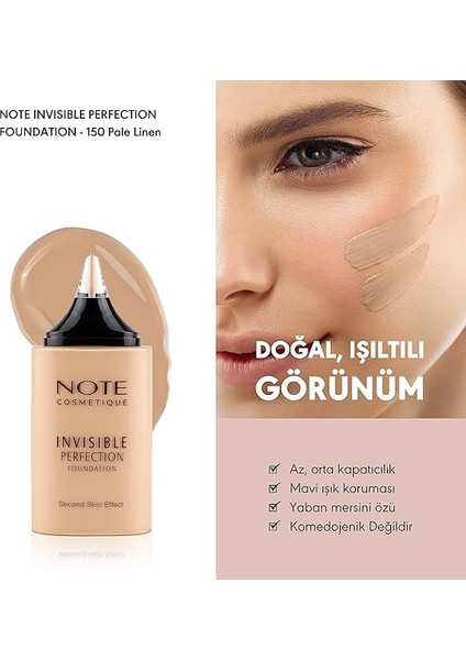 Invisible Perfection 150 Pale Linen Fondöten fiyatları