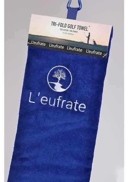 Tri-Fold Golf Havlusu Mavi - Golf Towel Royal Blue modelleri