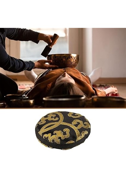 Buddha Ses Çanağı Yastığı, Ses Çanağı Yastığı, Ses Çanağı Altlığı, Yastık, Brokar Yüzük Yastığı, Budist Ses Kaseleri Için Yastık indirimleri