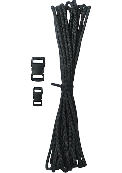 550 4mm 7 Çekirdek Outdoor Bileklik Çadır Kamp Ipi 10 Metre Siyah fiyatları