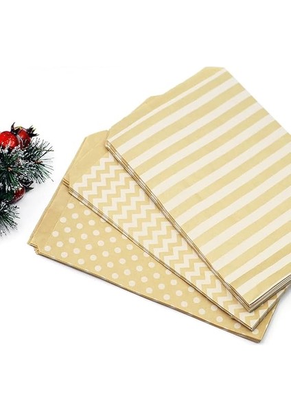 Kese Kağıdı, Kraft-Beyaz Puantiyeli (11X20-100 Adet) modelleri