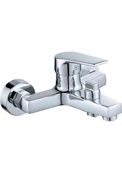 Modern Banyo Bataryası, 5 Yıl Garantili, Duvara Montaj (Alfa Krom)