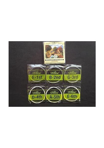 A106 Klasik Konser Gitarı Telleri, Naylon, Sert Tension fırsatları