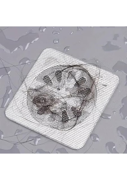 Adet Banyo Gideri Süzgeci Duş Gideri Saç Toplayıcı Zemin Gideri Sügeçi Etiketi, Tıkalı Giderleri Önlemek Için Duş Gideri Saç Tuzağı, Banyo Aksesuarları, Mutfak, Lavabo, Küvet Için 10 * 10CM modelleri