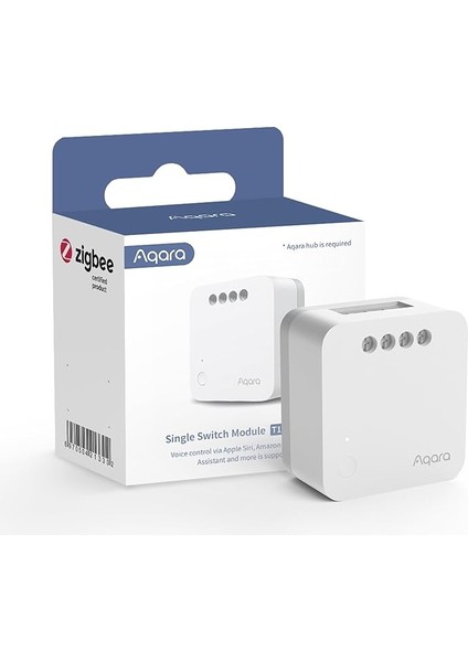 Tek Anahtar Modülü T1 (Nötr Iletkensiz) (Homekit), Beyaz