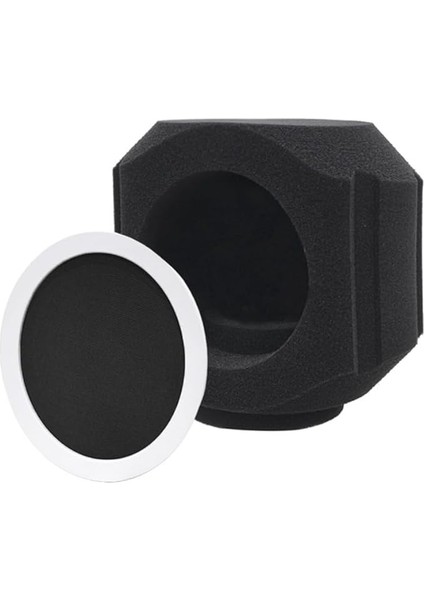 C5 Mikrofon Rüzgar Kalkanı Akustik Filtre Profesyonel Kondenser Mic Stüdyo Sünger Geçirmez Koruma Kapağı A