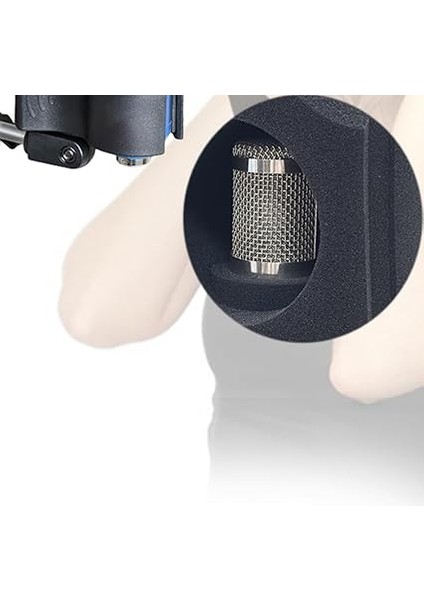 C5 Mikrofon Rüzgar Kalkanı Akustik Filtre Profesyonel Kondenser Mic Stüdyo Sünger Geçirmez Koruma Kapağı A indirimleri