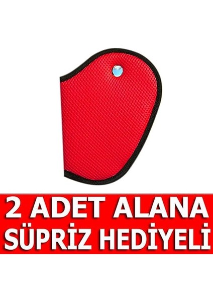 Bundera Plus Çocuk Emniyet Kemeri Düzenleyici Oto Emniyet Kemeri Tutucu Emniyet Kemer Tutucu Kılıf (Pembe) fiyatları