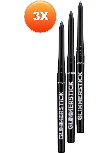 Glimmersticks Pırıltılı Asansörlü Suya Dayanıklı Göz Kalemi Smokey Diamond Üçlü Set fiyatları