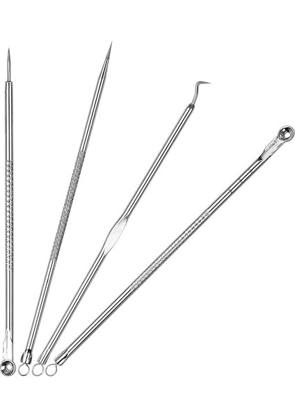 Siyah Nokta Çıkarıcı Aracı Siyah Nokta Remover Sivilce Popper Sivilce Leke Için Araç Kiti Komedone Akne Zit Whitehead Yüz Çene Noze Alın Yanak Vücut