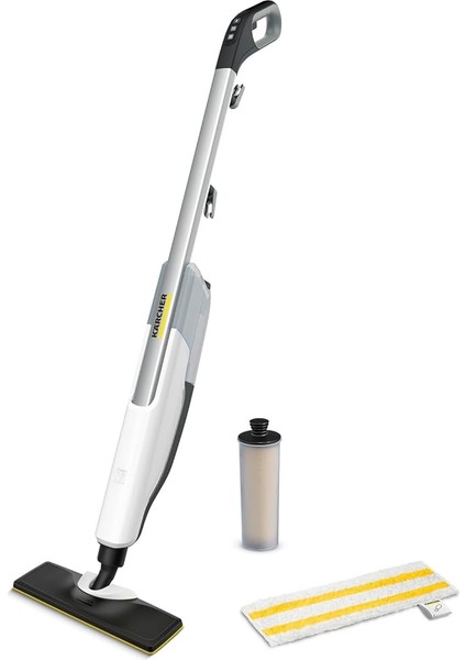 Sc 2 Upright Buharlı Temizleyici, Isınma Süresi: 30 S, Yüzey Gücü: Yakl. 50 M², Tank: 0,4 L, Isıtma Gücü: 1600 W, Zemin Başlığı Easyfix, Mikrofiber Zemin Bezi ve Kireç Çözücü Kartuş