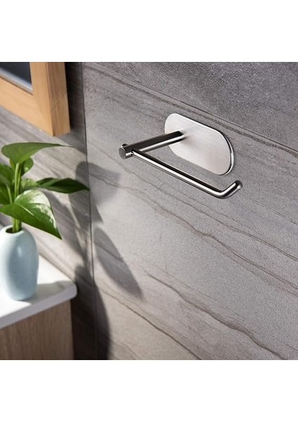 Paslanmaz Çelik Tuvalet Kağıtlığı Askısı Yapışkanlı Sistem Model: Hamburg indirimleri