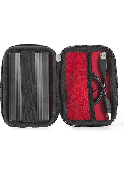Adisson HDD-136 Harddisk Kılıfı, Kırmızı, 2.5" modelleri