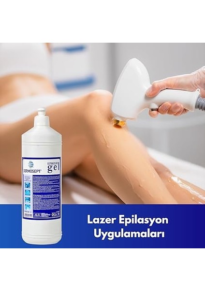 Ultrason Ekg ve Lazer Epilasyon Jeli 1000 ml modelleri