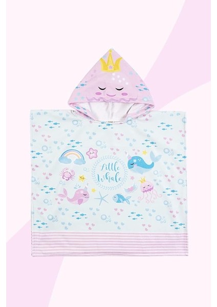 Bebek Çocuk Panço Plaj Havlusu Little